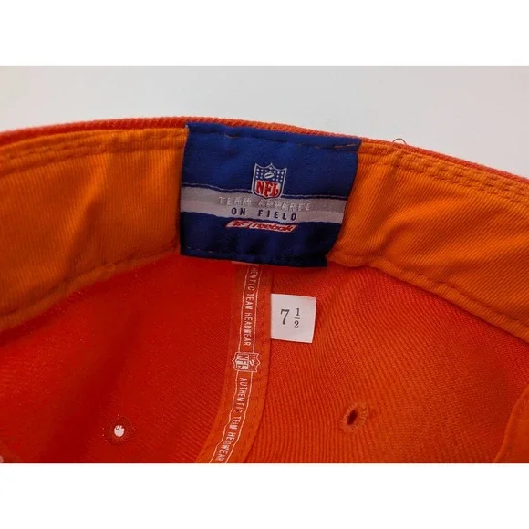 Deadstock Vtg Miami Dolphins Reebok Hat Men 7 1/2 NFL On Field Football 2002 NWT